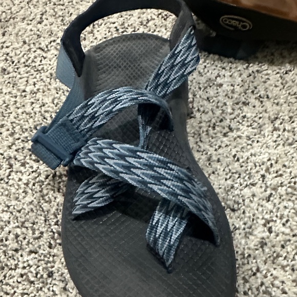 Chaco Blue and Black Strappy Sandals - Picture 4 of 4